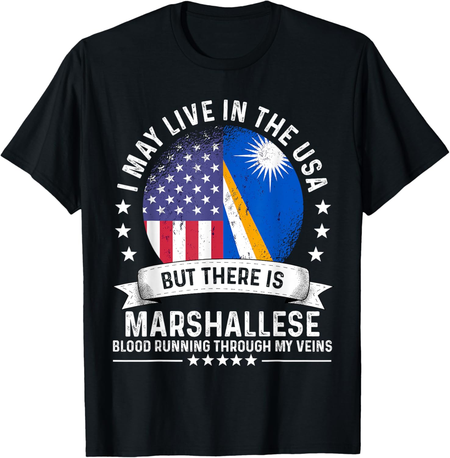 Marshall Islands American Patriot Grown Marshallese Flag