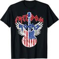 Freedom Rocks 4Th Of July Patriotic Usa Flag Rocks Guitar