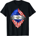 El Salvador Shirt American Salvadoran Flag Roots Heritage