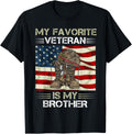 My Favorite Veteran Is My Brother American Flag