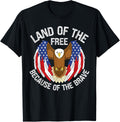 Usa Eagle Land Of The Free Because Of The Brave