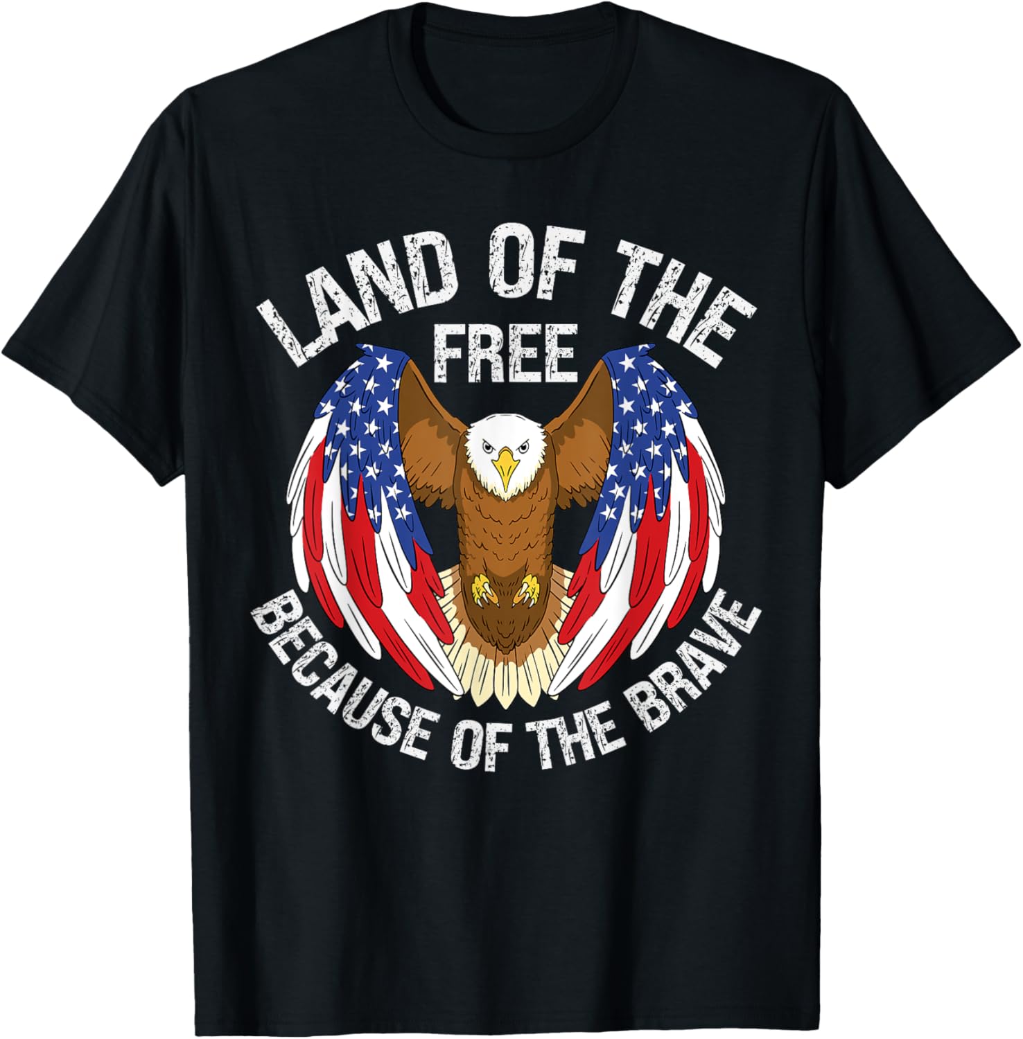 Usa Eagle Land Of The Free Because Of The Brave