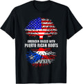 American Raised With Puerto Rican Roots Usa Flag Puerto Rico