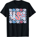 4Th Of July Retro Groovy America Usa Patriotic Men Women Kid