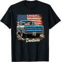 Dentside Classic Truck Rear Window Highboy American Flag