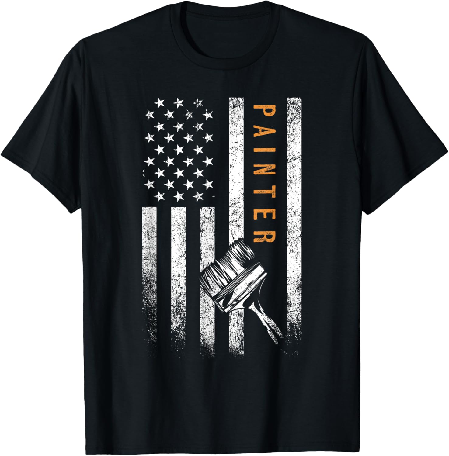 Painter American Flag Design Painting