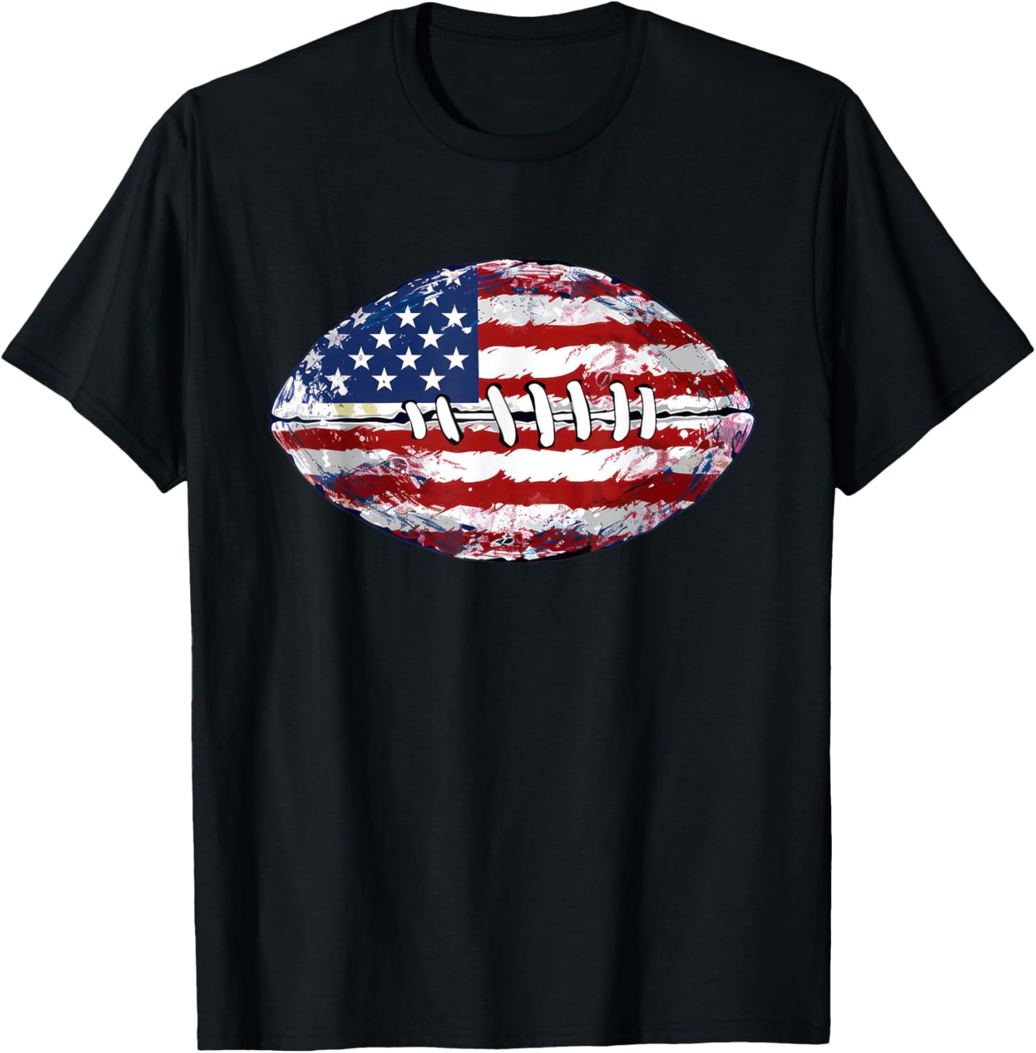 American Football Usa Flag