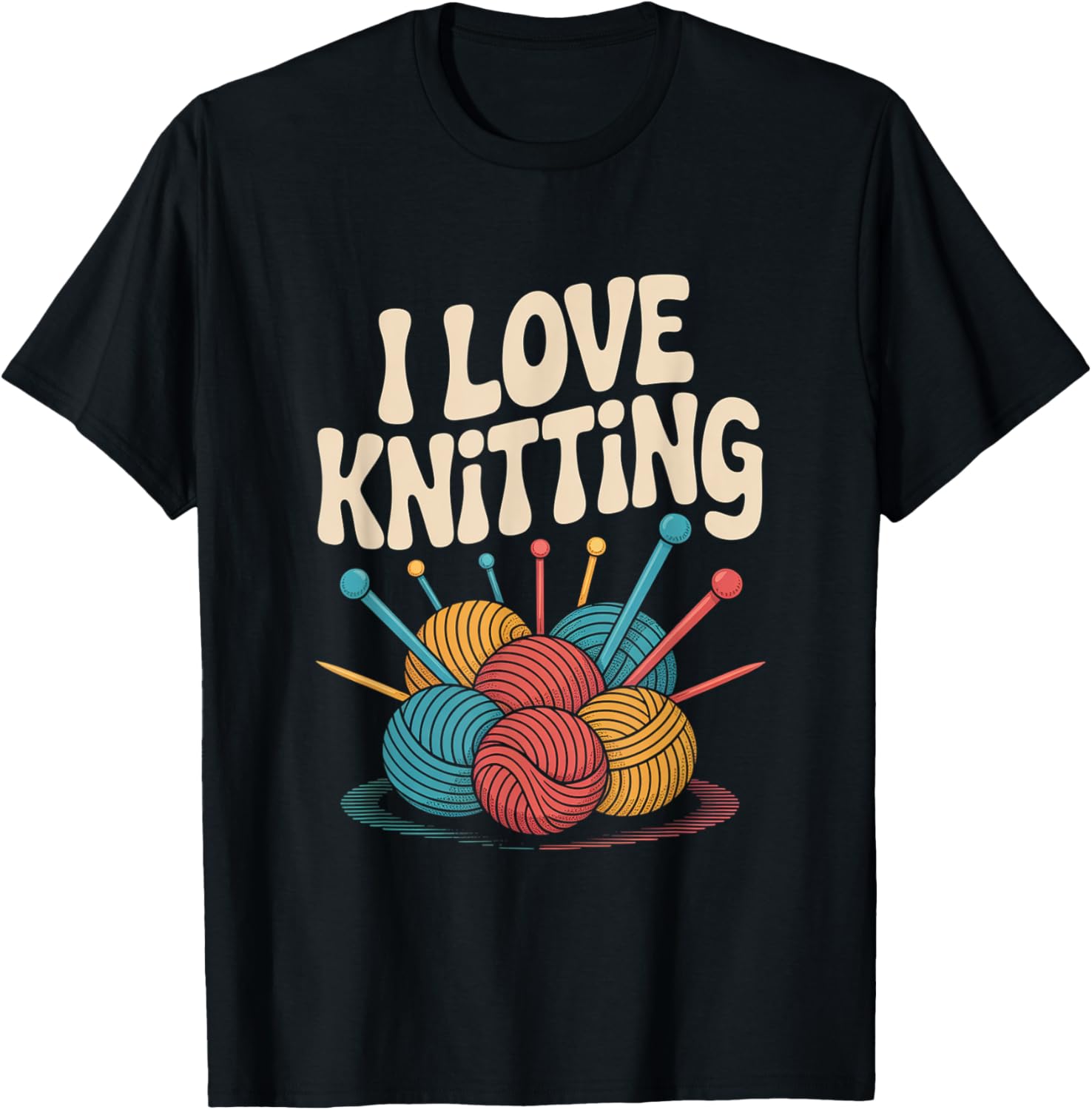 I Love Knitting Yarn Enthusiast Fun