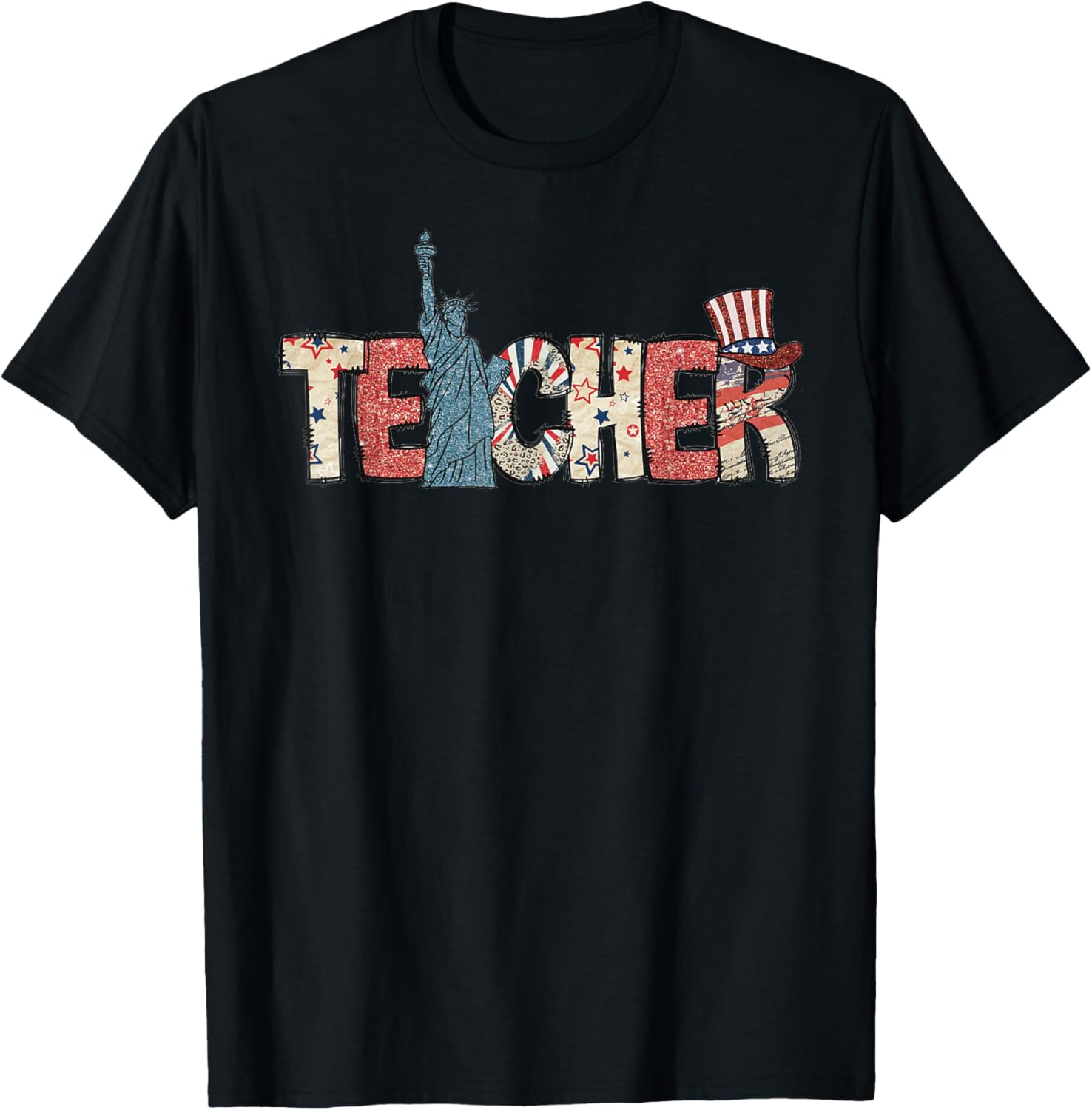 Teacher Life American Flag 4Th Of July Usa Teacher Patriotic
