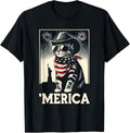 Usa Merica Cat 4Th Of July Men Women Kids Funny Patriotic