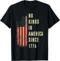 No Kings In America Since 1776 Usa Flag Shirt Save Democracy