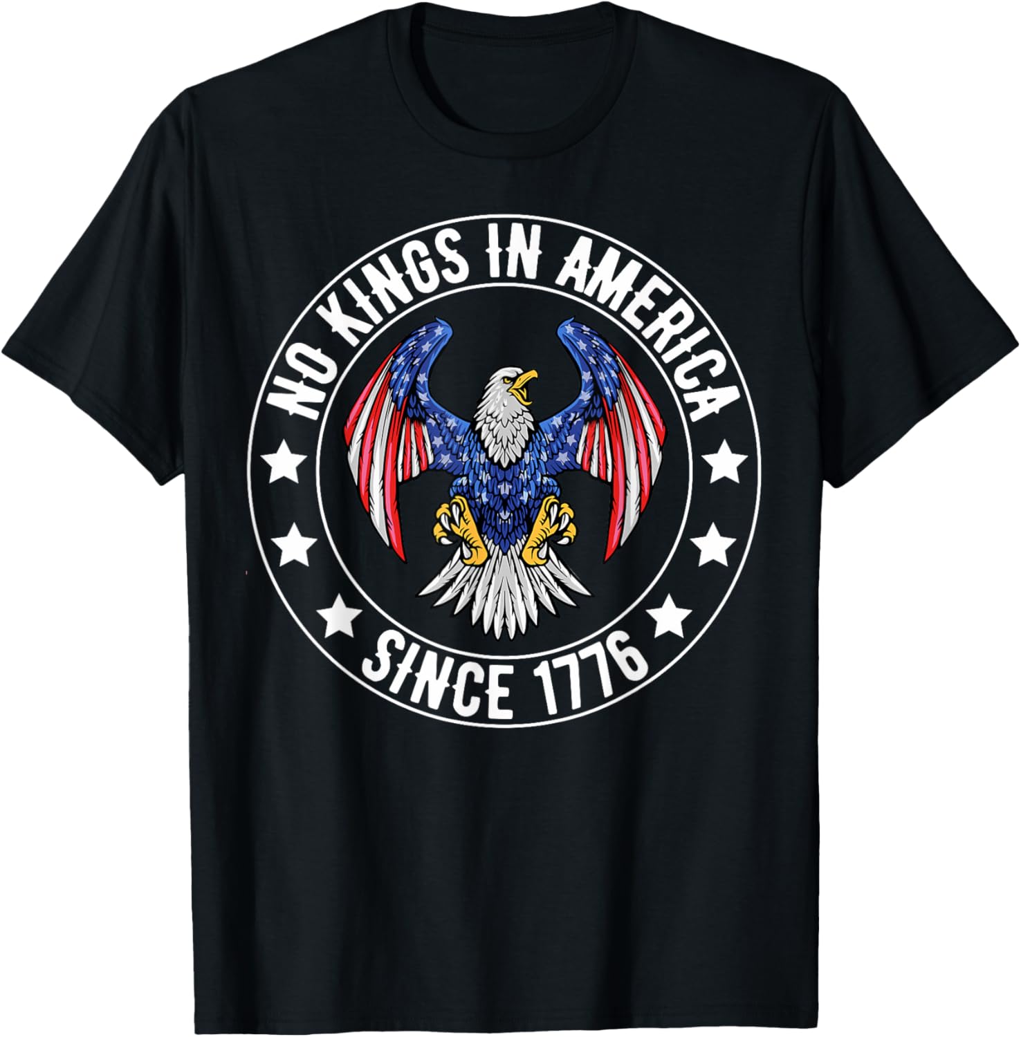 No Kings In America Since 1776 We The People Usa Flag