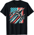 4Th Of July Jets American Flag Airplane Men Boys Kids