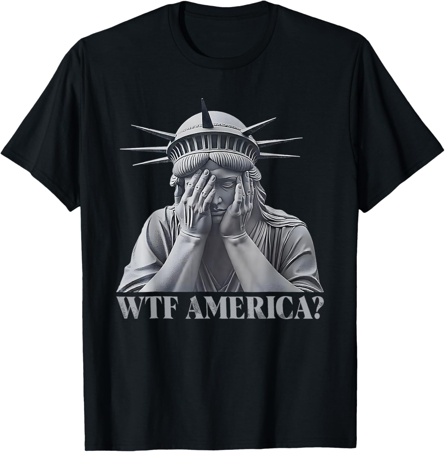 Funny Disappointed Statue Of Liberty Usa America Politics