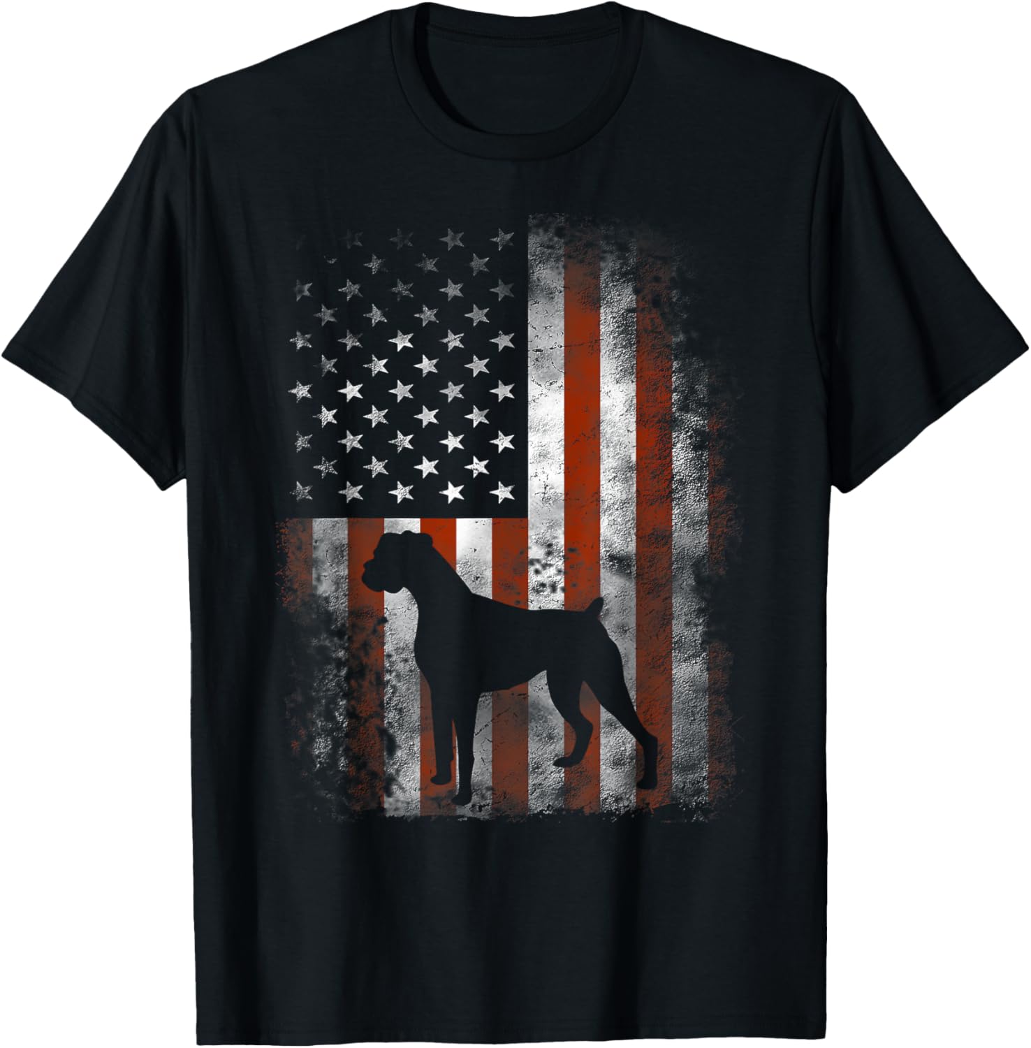 Boxer American Flag Shirt Usa 4Th Of July Dog T Shirt Gifts