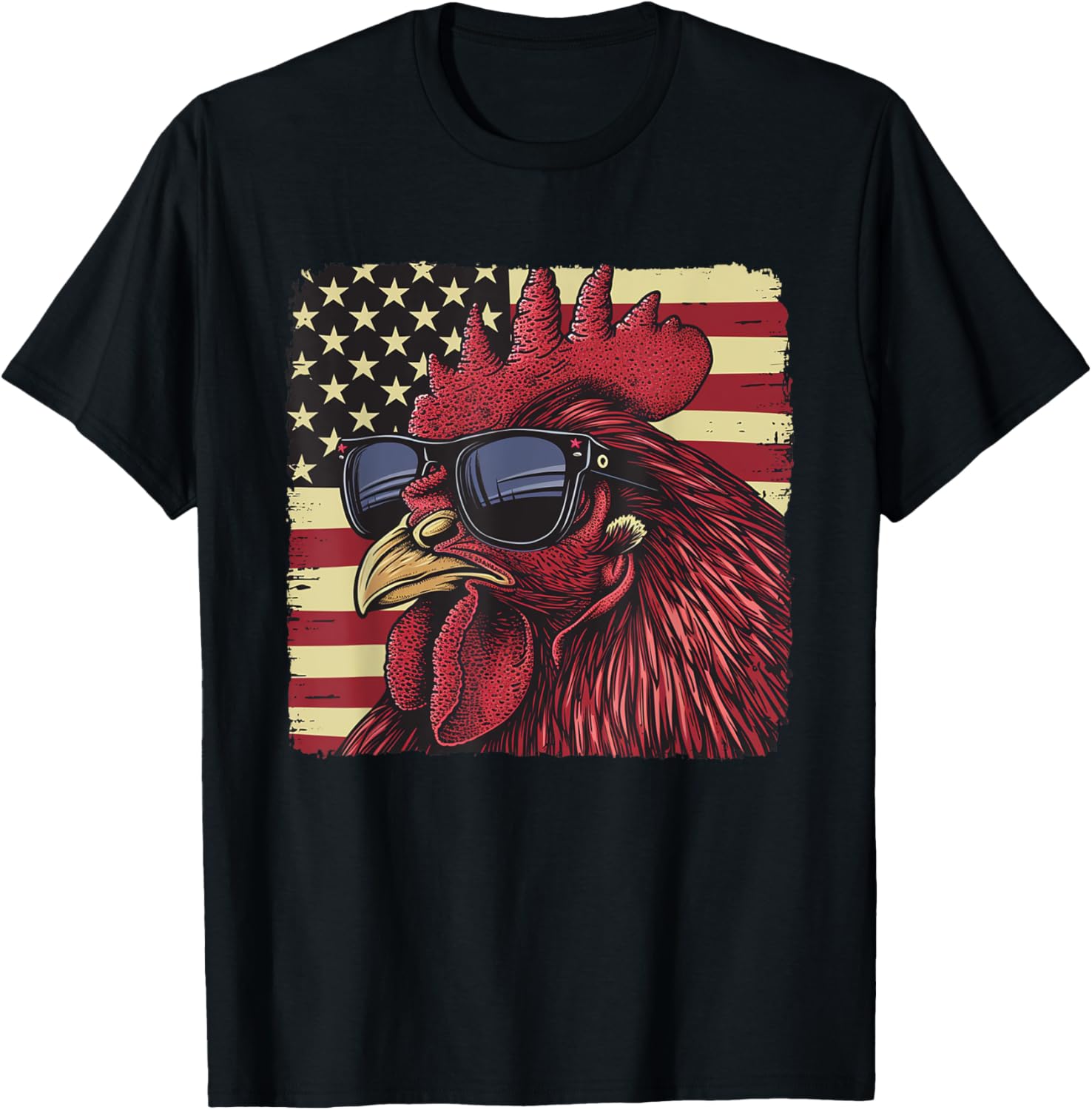 Chicken Usa Patriotic Tshirt Fourth Of July Men Women