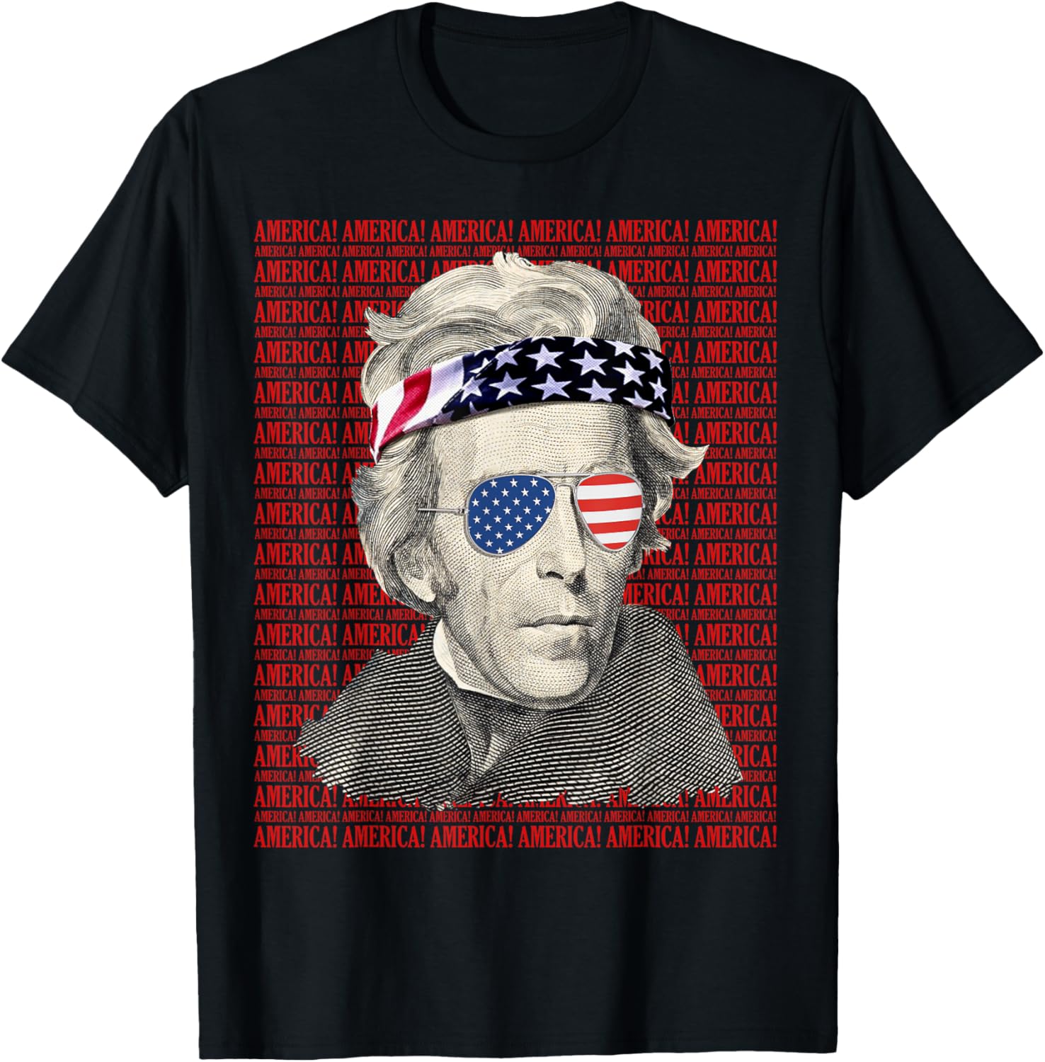 Andrew Jackson America Patriotic Usa Vintage 4Th Of July