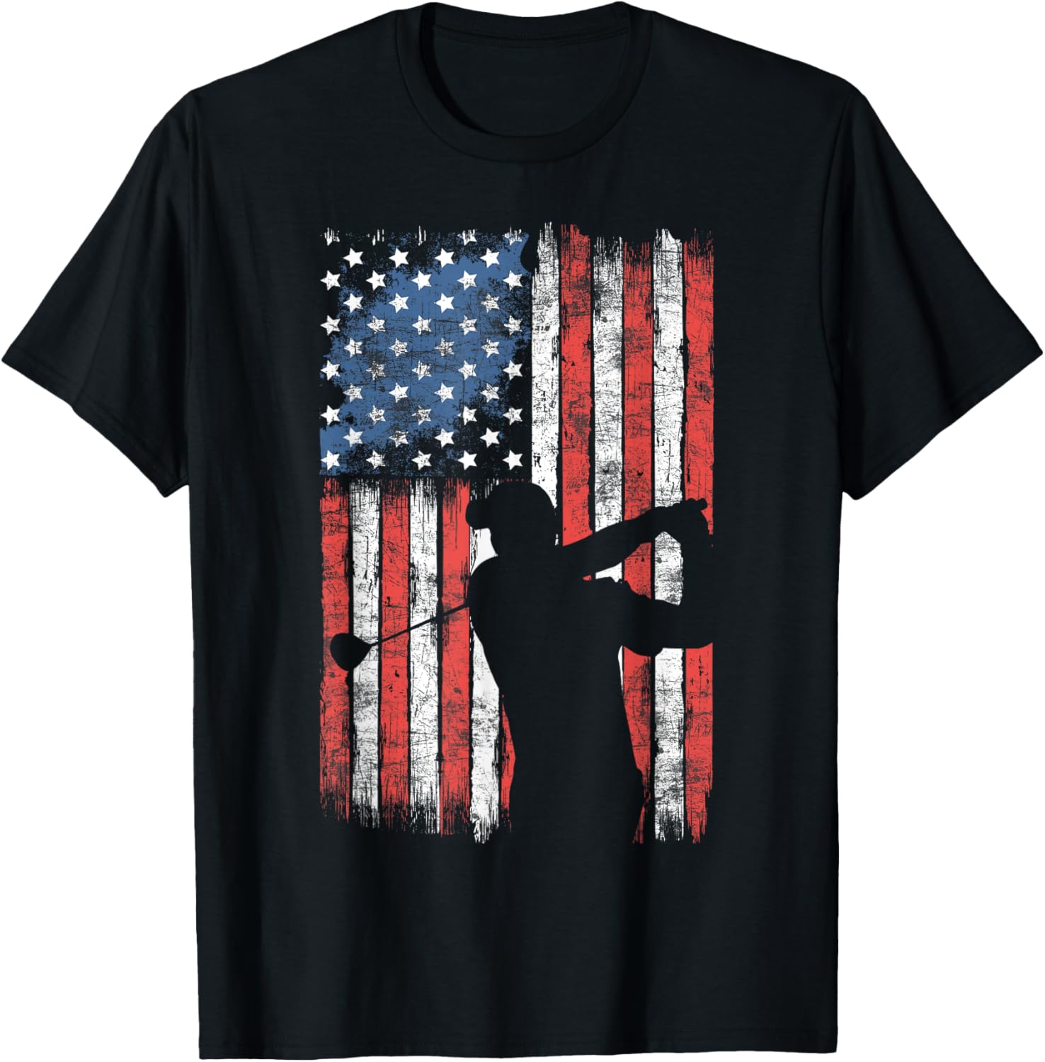 American Flag Golf Usa 4Th Of July Men Women Boy Girl Golfer