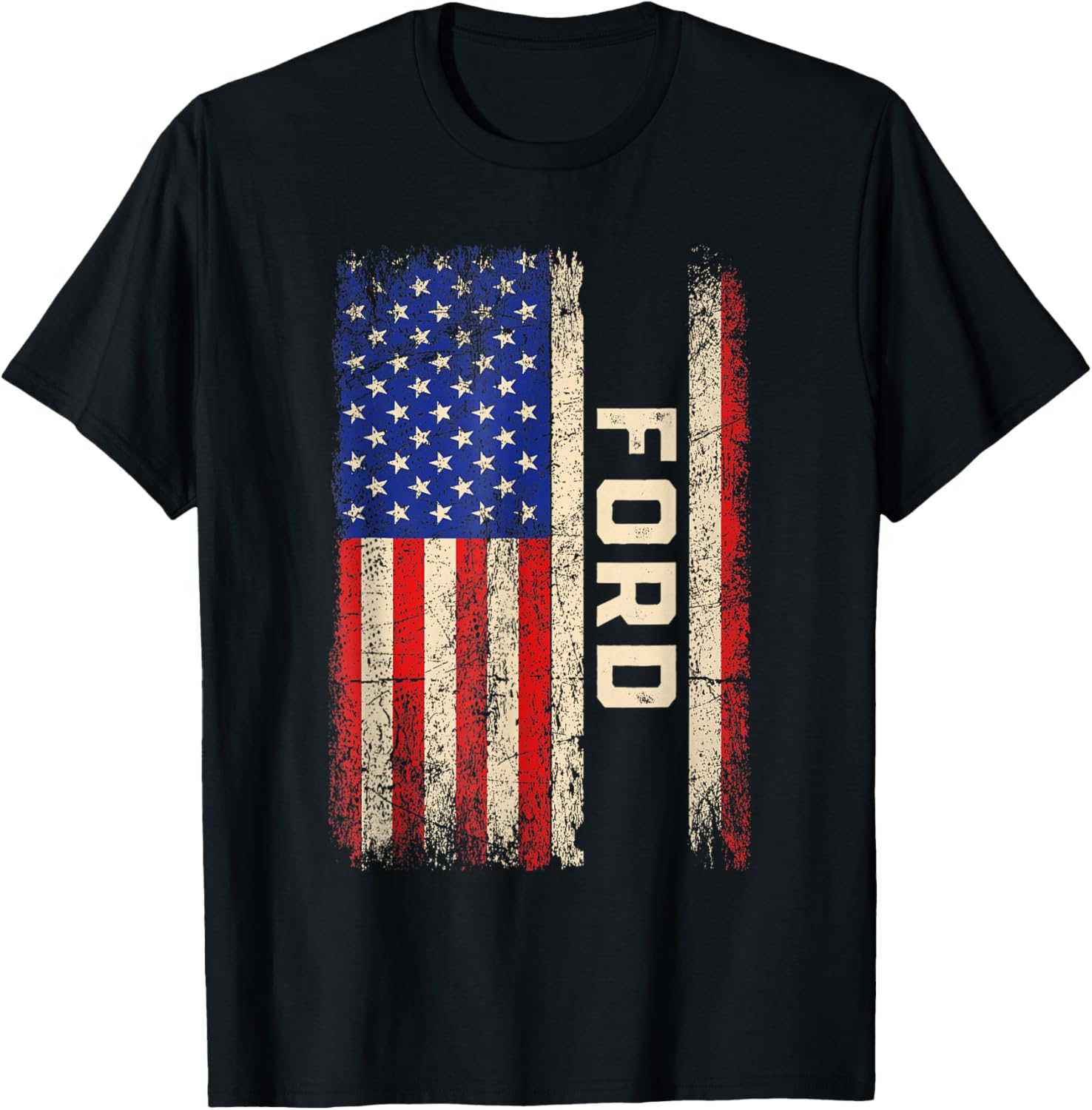 Ford Last Name Shirt Ford Name American Flag