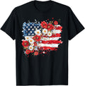 American Flag Wildflower Patriotic Freedom Usa 4Th Of July
