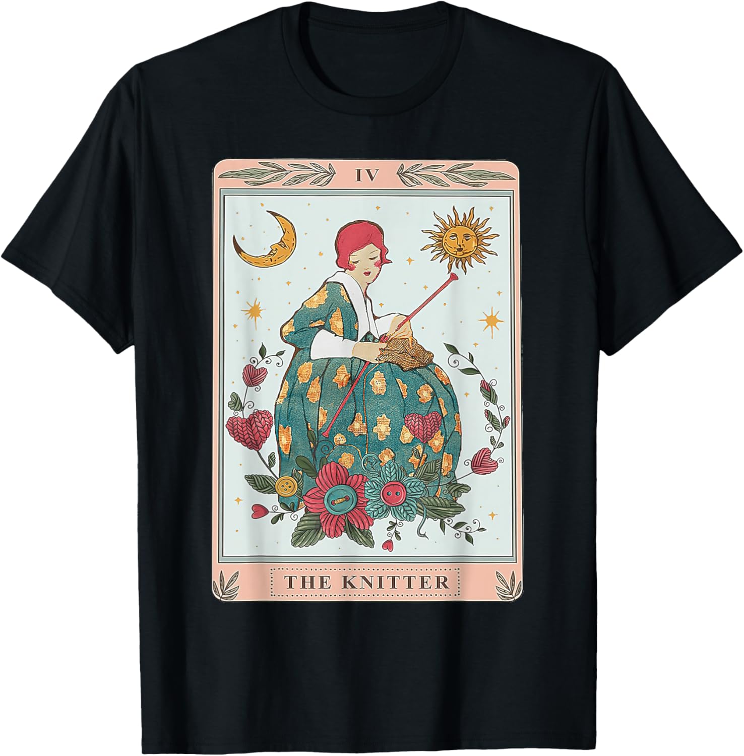 The Knitter Tarot Card | Knitting Yarn Craft