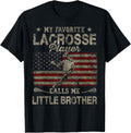 My Favorite Lacrosse Player Calls Me Little Brother Usa Flag