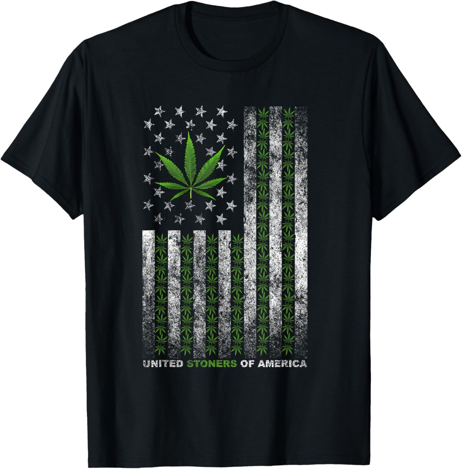 Usa Flag Marijuana Leaf Flag Weed United Stoners Of America