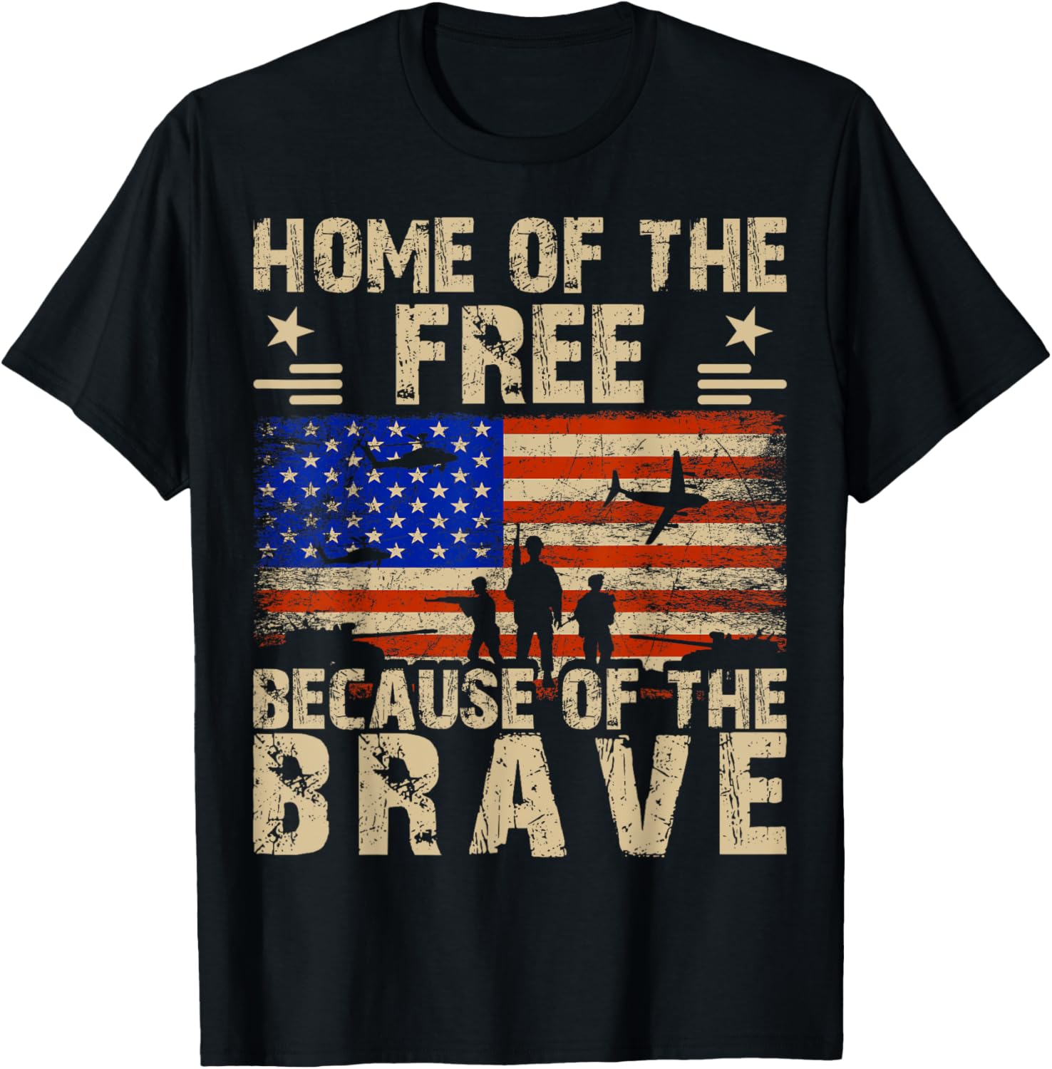 4Th Of July Usa Flag Home Of The Free Because Of The Brave