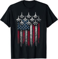Patriotic Usa Flag Fighter Jets Lover 4Th Of July