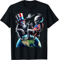 Patriotic Bigfoot Sasquatch Alien Space Ufo 4Th Of July