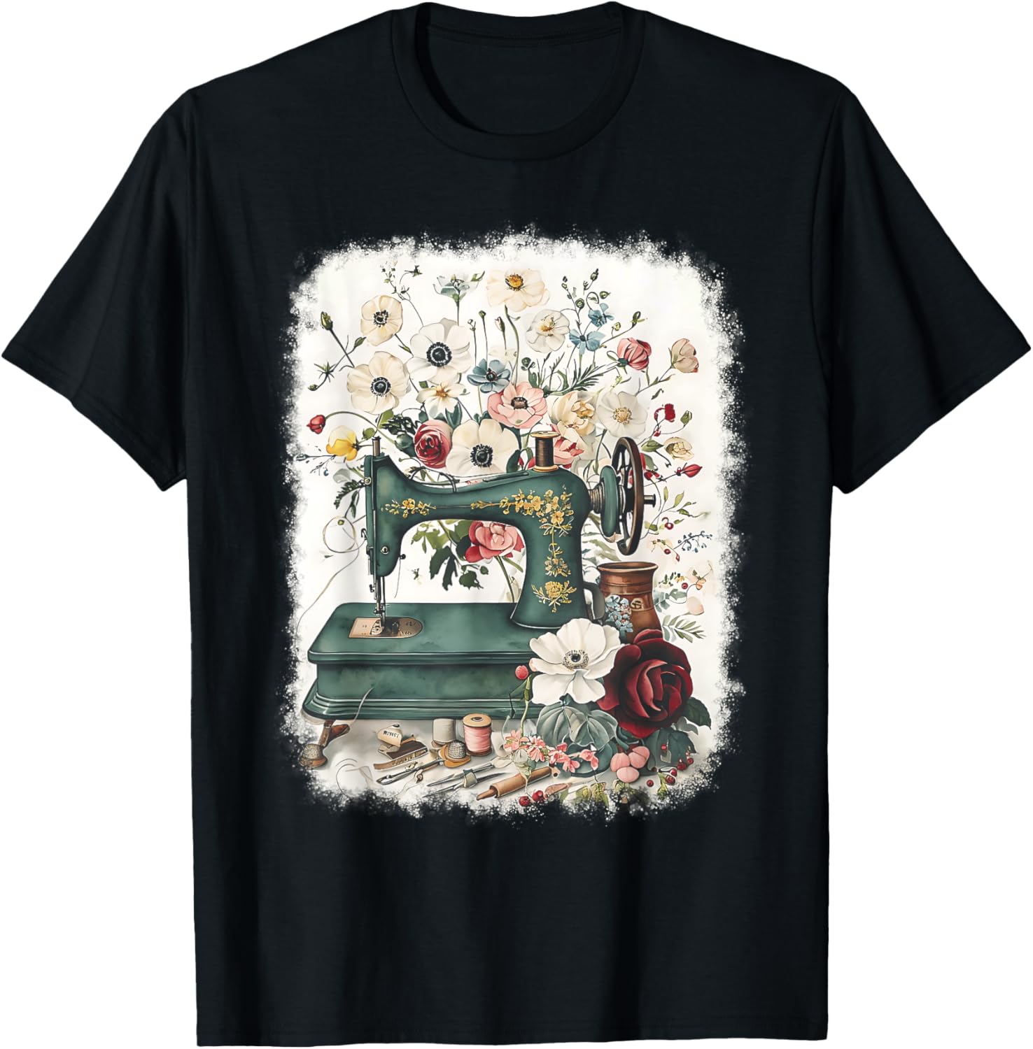 Vintage Quilting Yarn Seamstress Sewing Themed