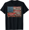 Vintage Mechanic Flag Usa American Patriotic Flag Car Mens