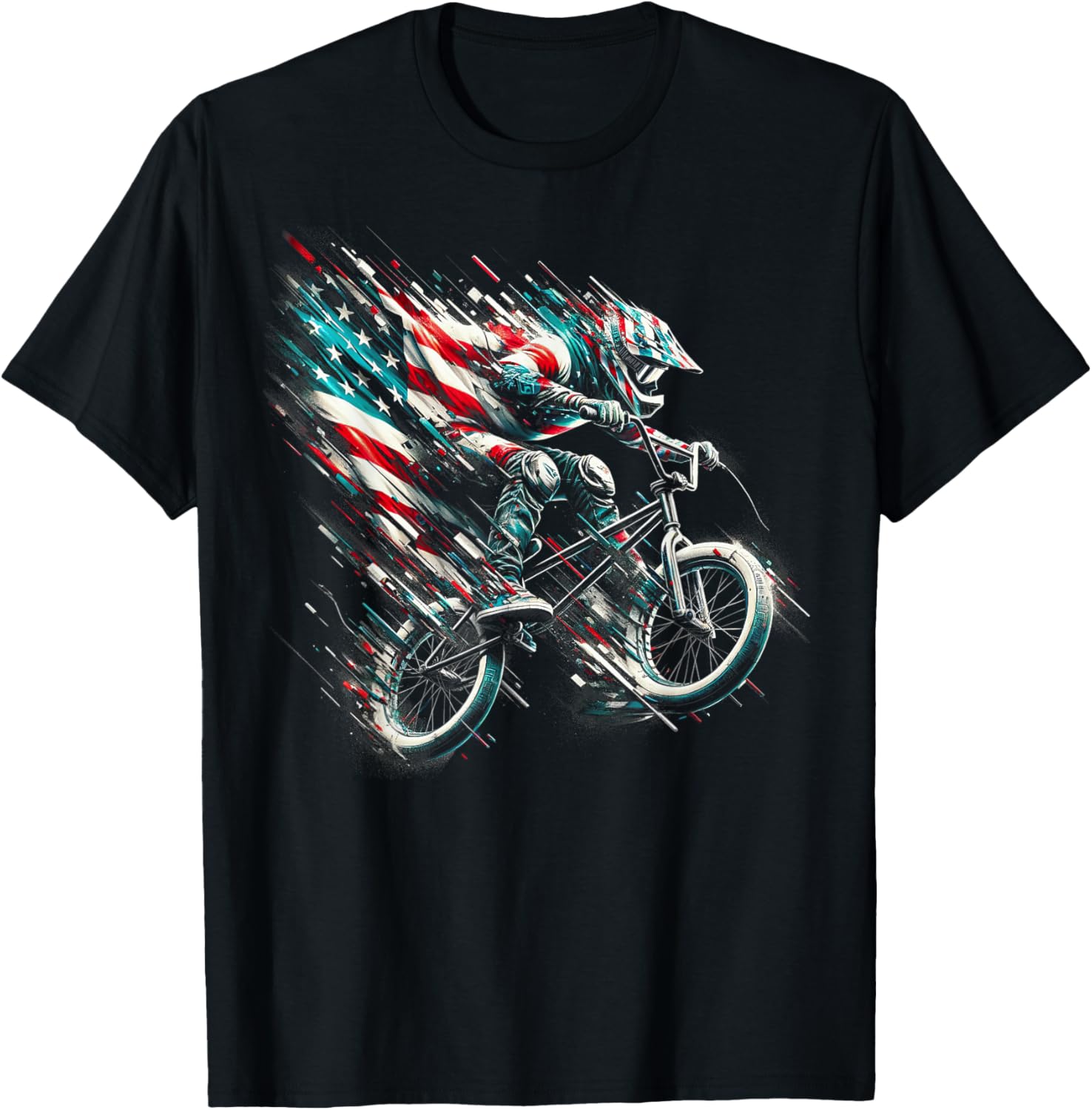 Bmx American Flag Usa Bmx Vintage Distressed Bmx
