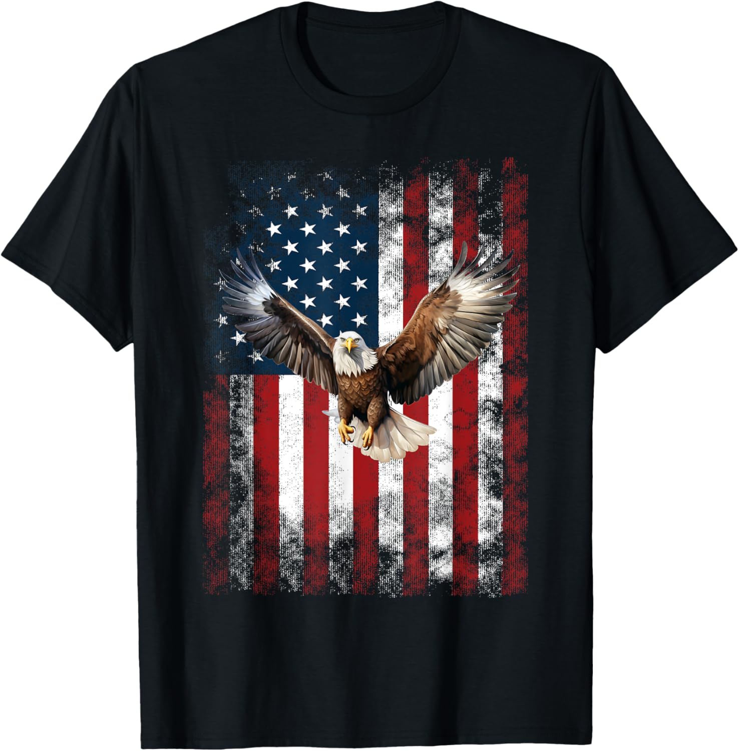 Patriotic Eagle 4Th Of July Usa American Flag