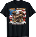 Funny Honor The Fallen Thank The Living Veteran Memorial Day
