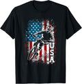 Patriotic 4Th Of July American Flag Mountain Biking