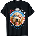 Goldendoodle Dog 4Th Of July Red White And Doodle Lovers