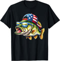 American Flag Fishing Lovers Fisherman Funny Fishing Usa