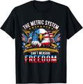 The Metric System Cant Measure Freedom Eagle Usa Flag