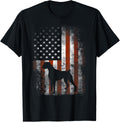 4Th Of July Boxer Shirt American Flag Patriotic T Shirt Dog