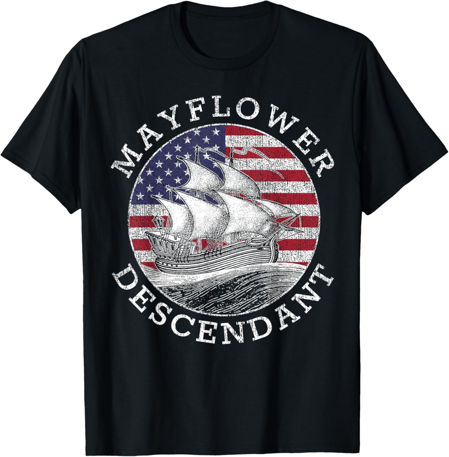 Mayflower Descendant Used Union Jack