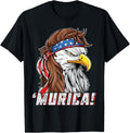 4Th Of July Bald Eagle Mullet Murica Usa Usa Merica
