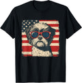 Shih Tzu Dog Usa Flag Patriotic Fourth Of July Men Women