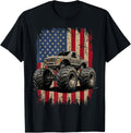 Monster Truck American Flag 4Th Of July