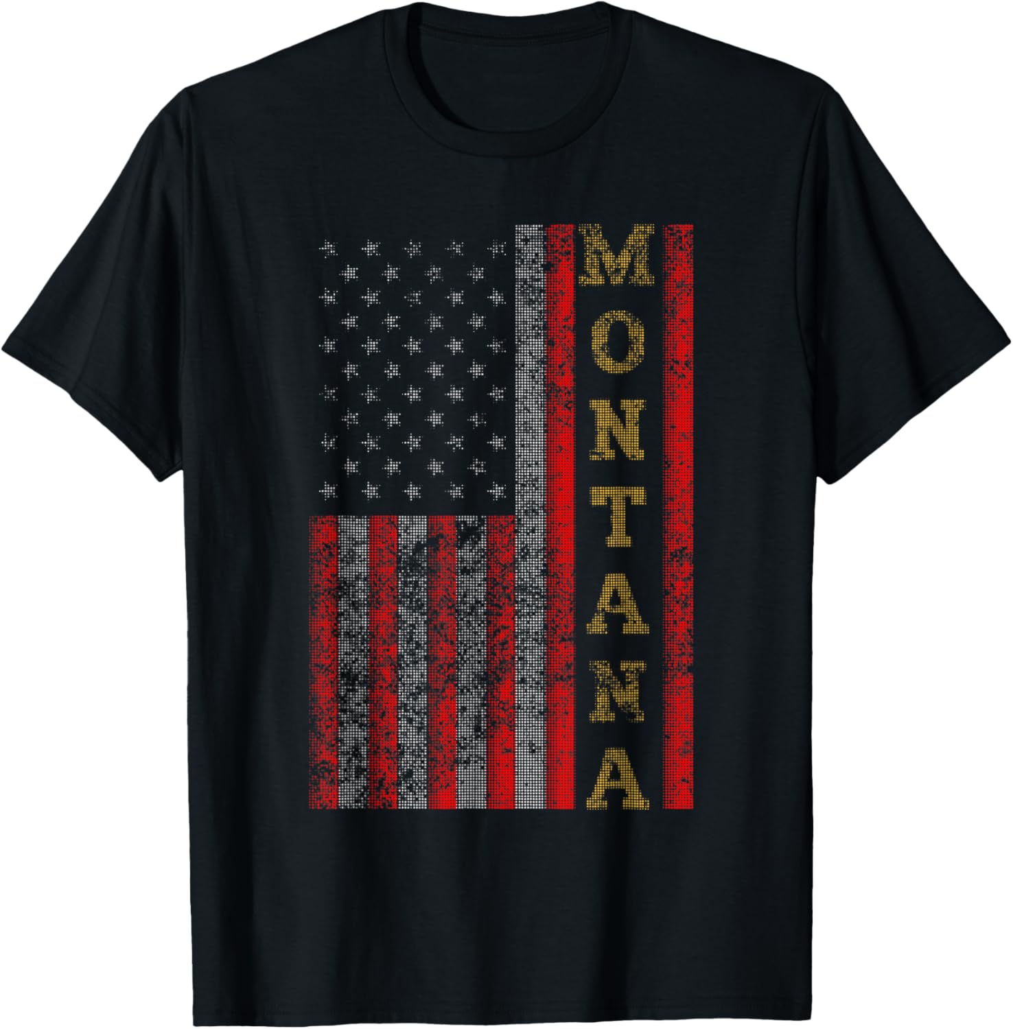 Cool Patriotic Montana Usa Us Flag