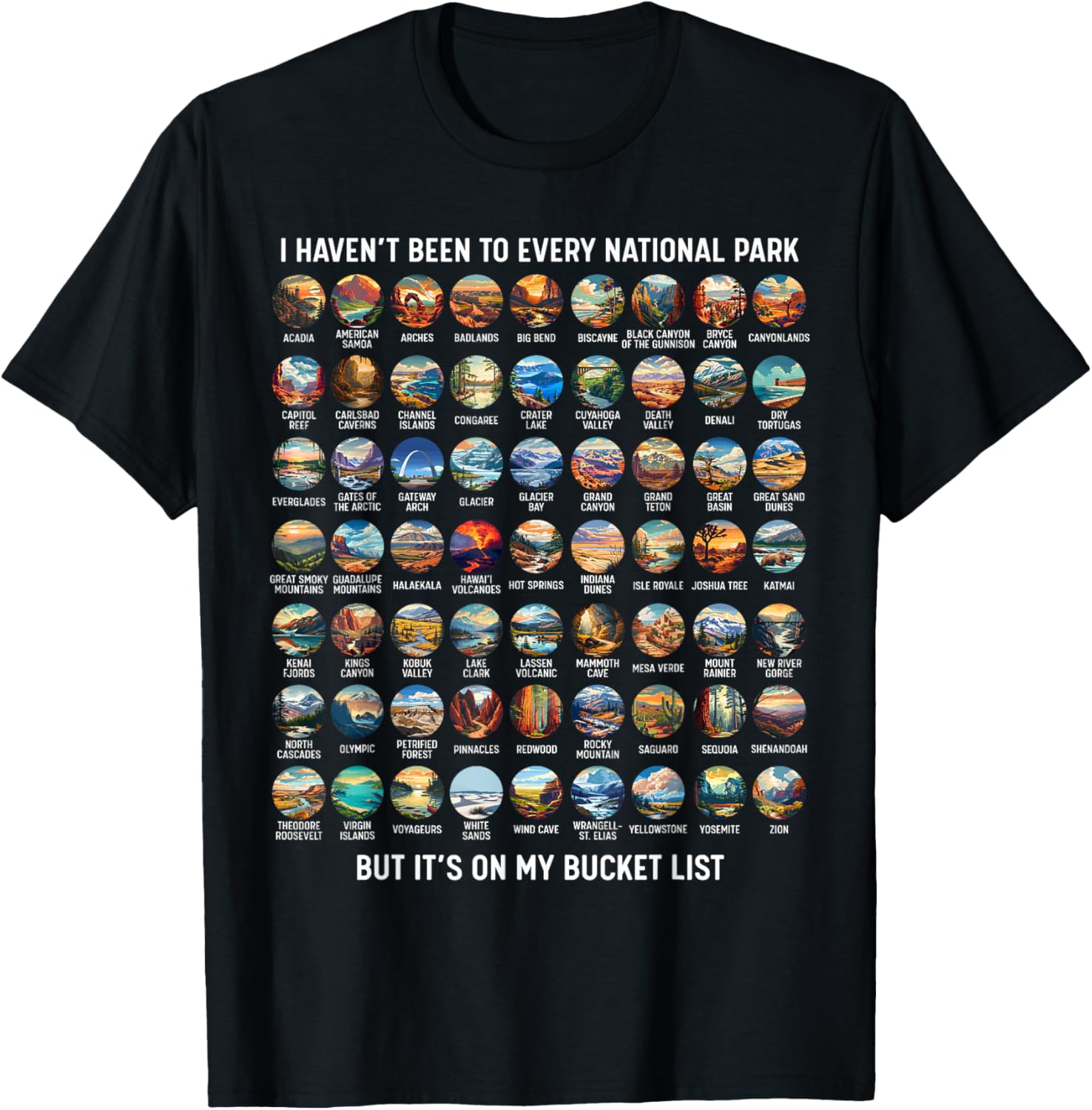 All Us National Park Checklist Bucket List Of National Parks