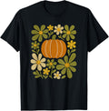 Floral Pumpkin Fall Knit Yarn Boho Vintage Thanksgiving