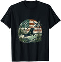Black Labrador Usa Flag Lab Owner Duck Hunter