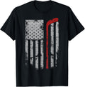 American Flag Hockey Team Gift Hockey Dad Mom
