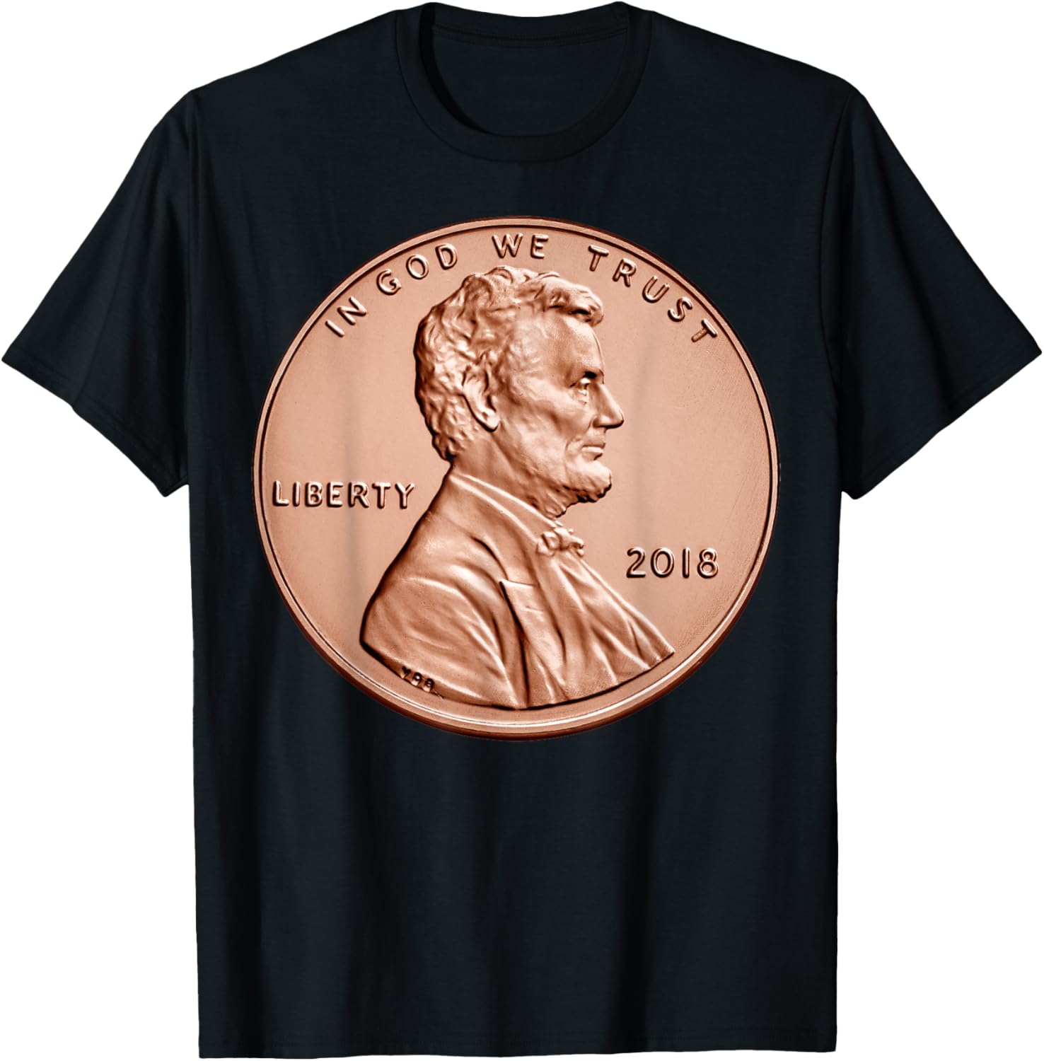 Penny Lincoln Usa Coin 1 Cent Tshirt America United States